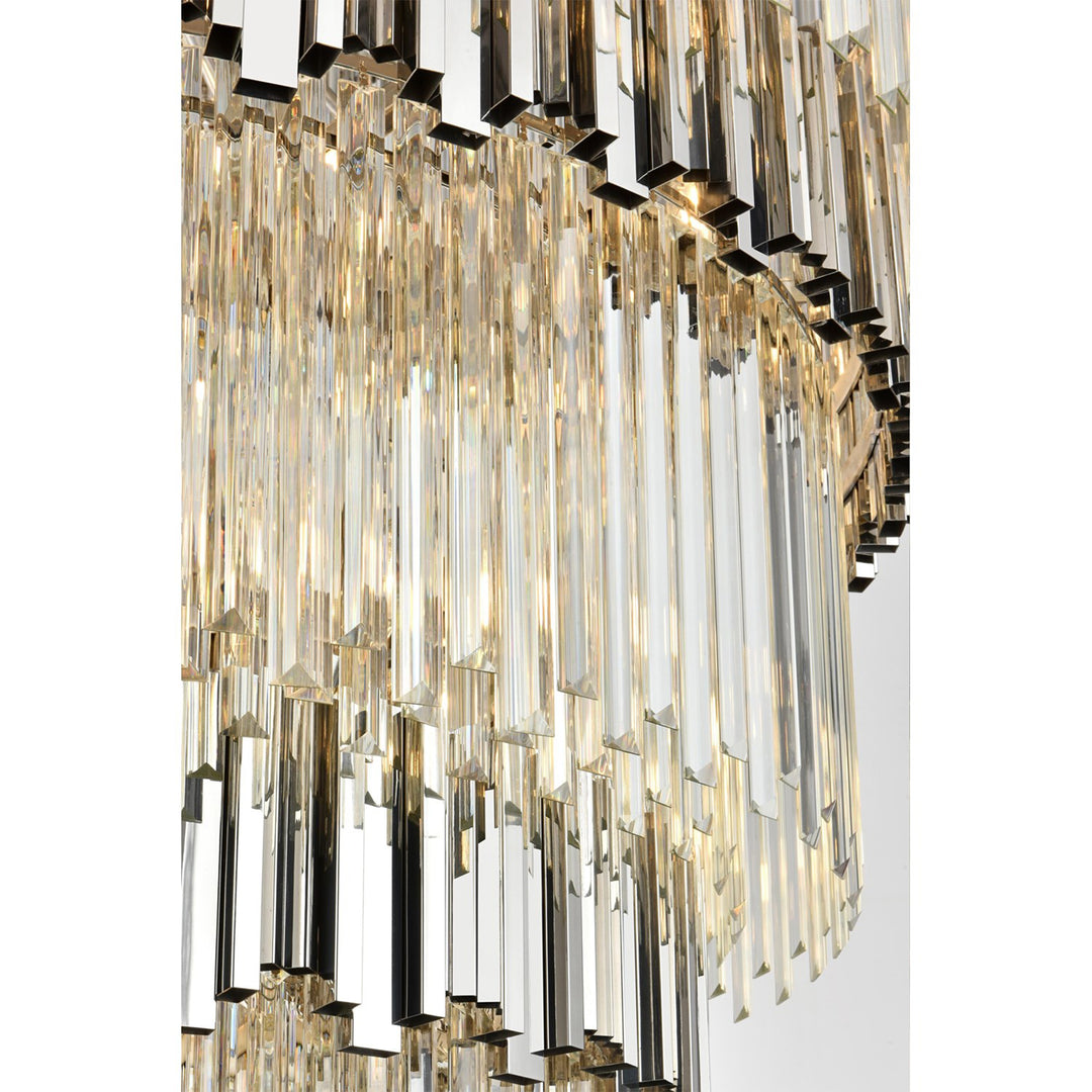 40 Inch Chandelier In Chrome - View 5 - Joshua Marshal