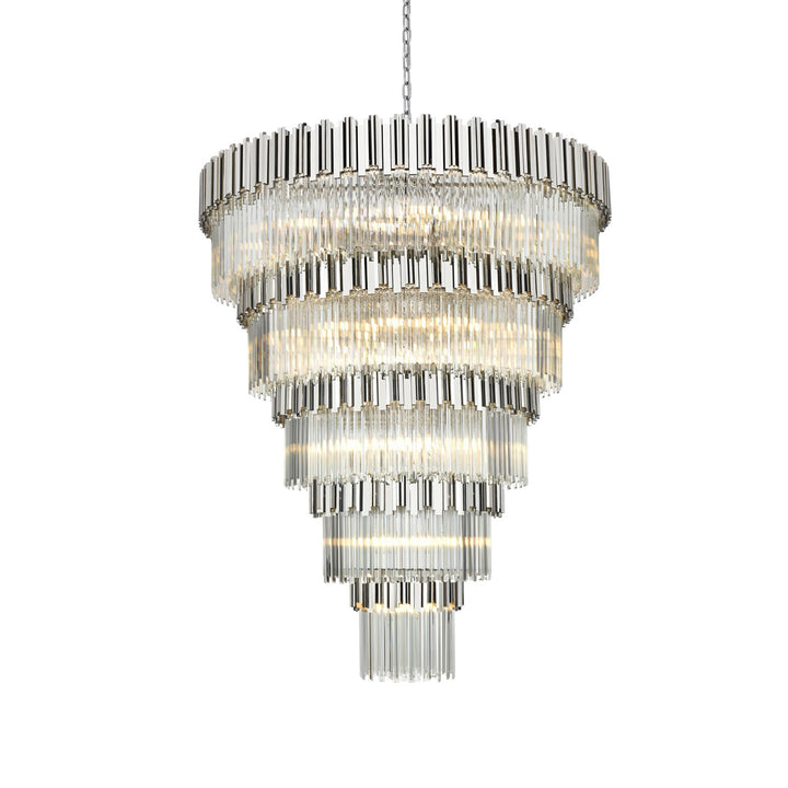 59 Inch Chandelier In Chrome - View 4 - Joshua Marshal
