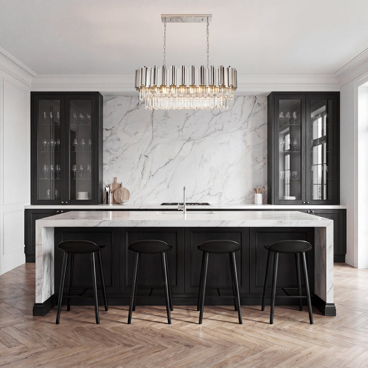 36 Inch Chandelier In Chrome - View 2 - Joshua Marshal