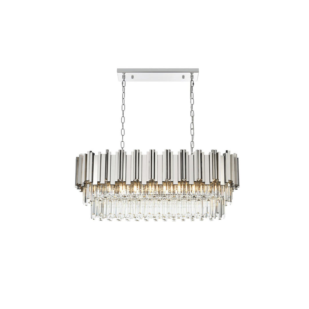 36 Inch Chandelier In Chrome - View 3 - Joshua Marshal