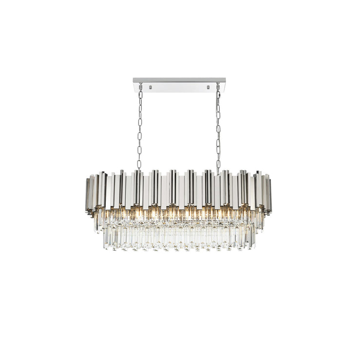 36 Inch Chandelier In Chrome - View 3 - Joshua Marshal