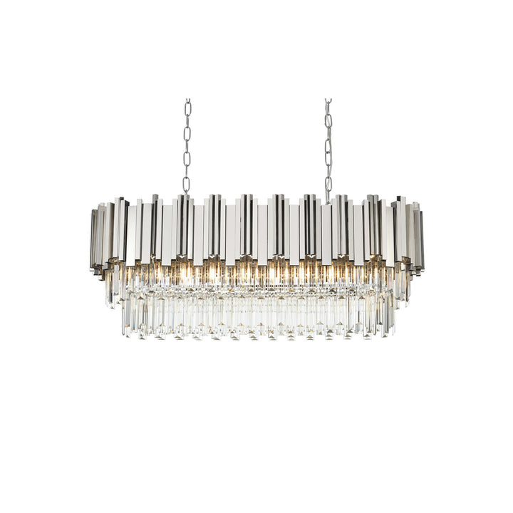36 Inch Chandelier In Chrome - View 4 - Joshua Marshal