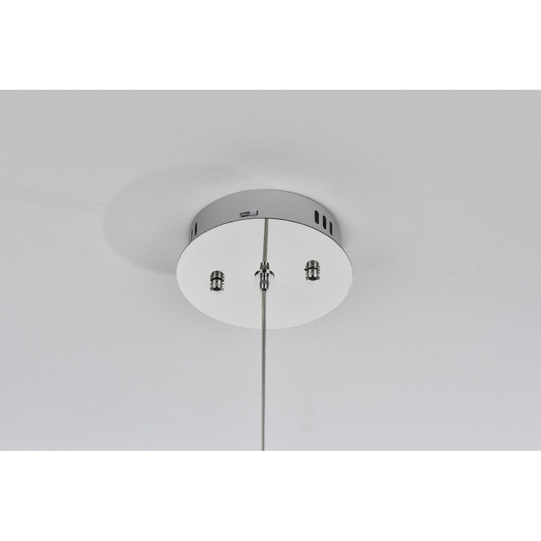 6.5 Inch Led Pendant In Chrome - View 5 - Joshua Marshal