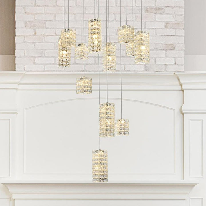 28 Inch Led Pendant In Chrome Chrome Finish - LIGHTING by Joshua Marshal