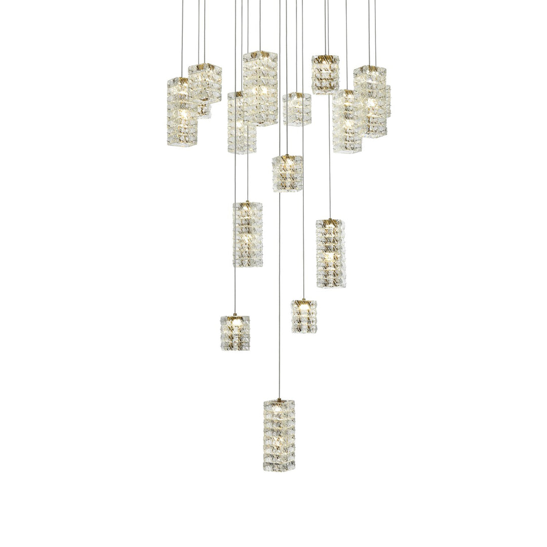 32 Inch Led Pendant In Satin Gold - View 4 - Joshua Marshal