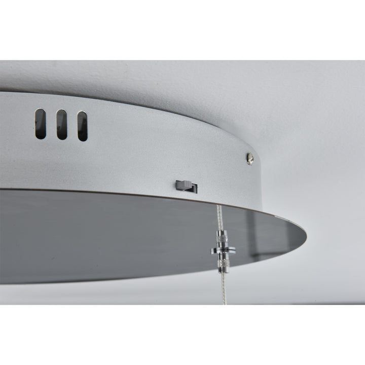 16 Inch Led Pendant In Chrome - View 5 - Joshua Marshal