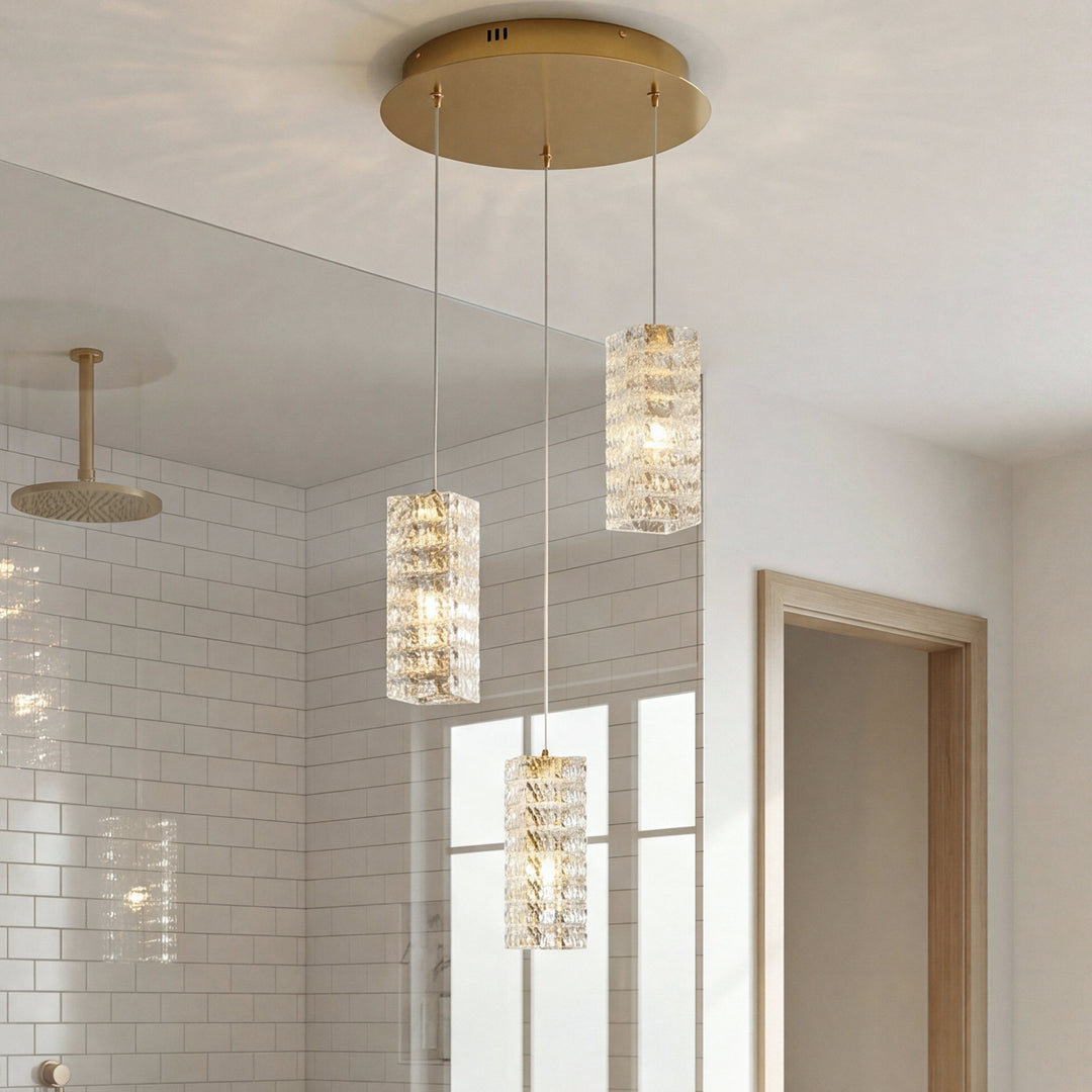 16 Inch Led Pendant In Satin Gold Satin Gold Finish - LIGHTING by Joshua Marshal