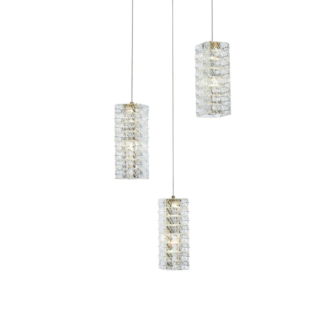 16 Inch Led Pendant In Satin Gold - View 4 - Joshua Marshal