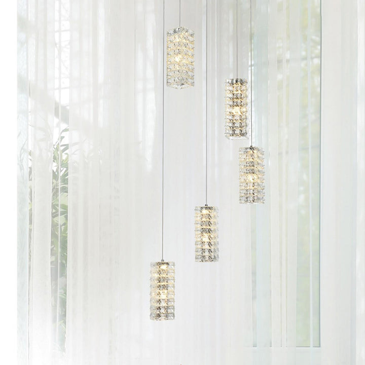 20 Inch Led Pendant In Chrome Chrome Finish - LIGHTING by Joshua Marshal