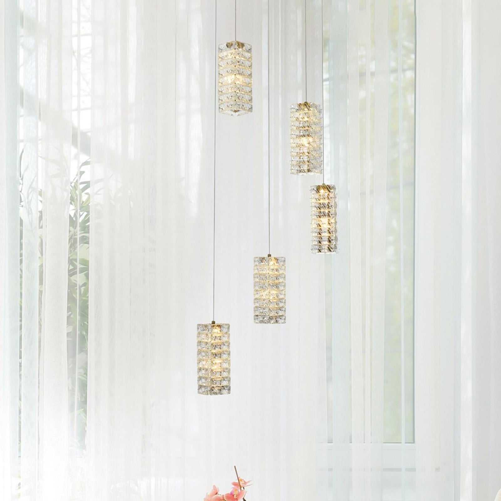 20 Inch Led Pendant In Satin Gold Satin Gold Finish - LIGHTING by Joshua Marshal
