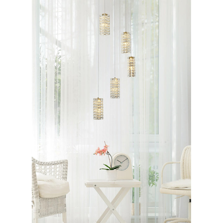 20 Inch Led Pendant In Satin Gold - View 2 - Joshua Marshal
