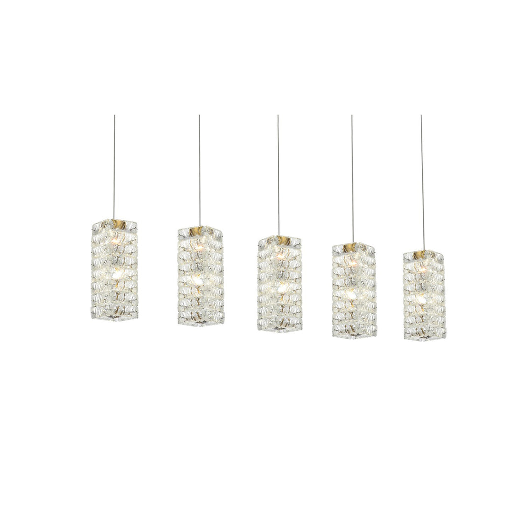 40 Inch Led Pendant In Satin Gold - View 4 - Joshua Marshal