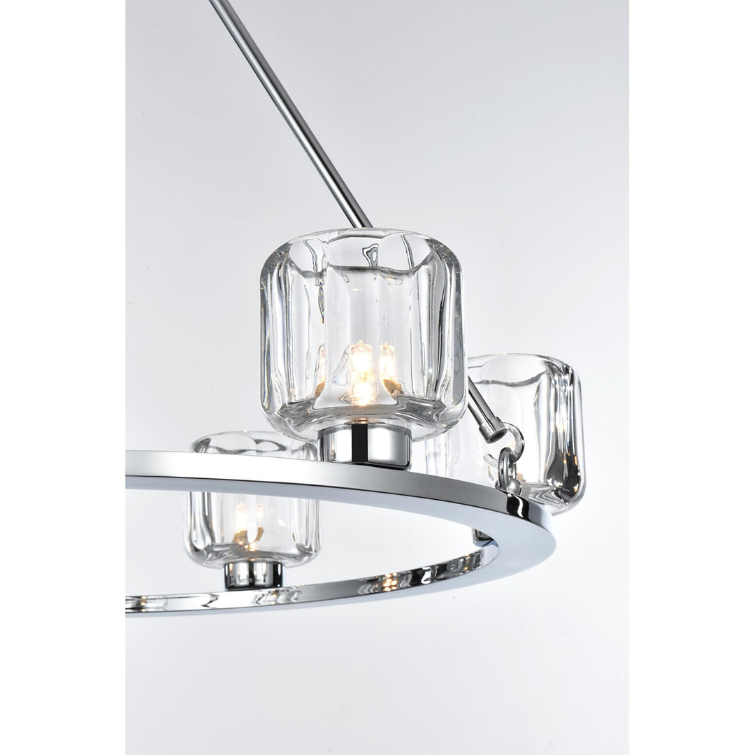 26 Inch Chandelier In Chrome - View 5 - Joshua Marshal