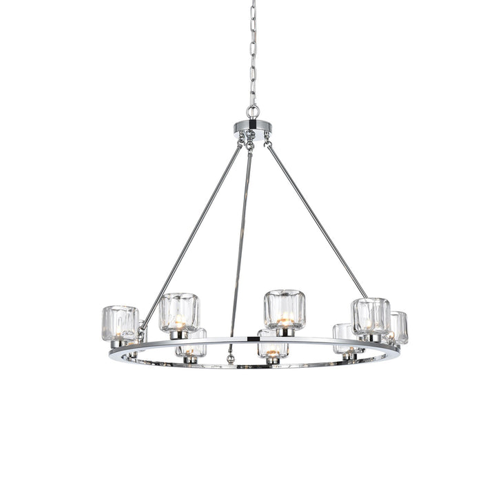36 Inch Chandelier In Chrome - View 4 - Joshua Marshal
