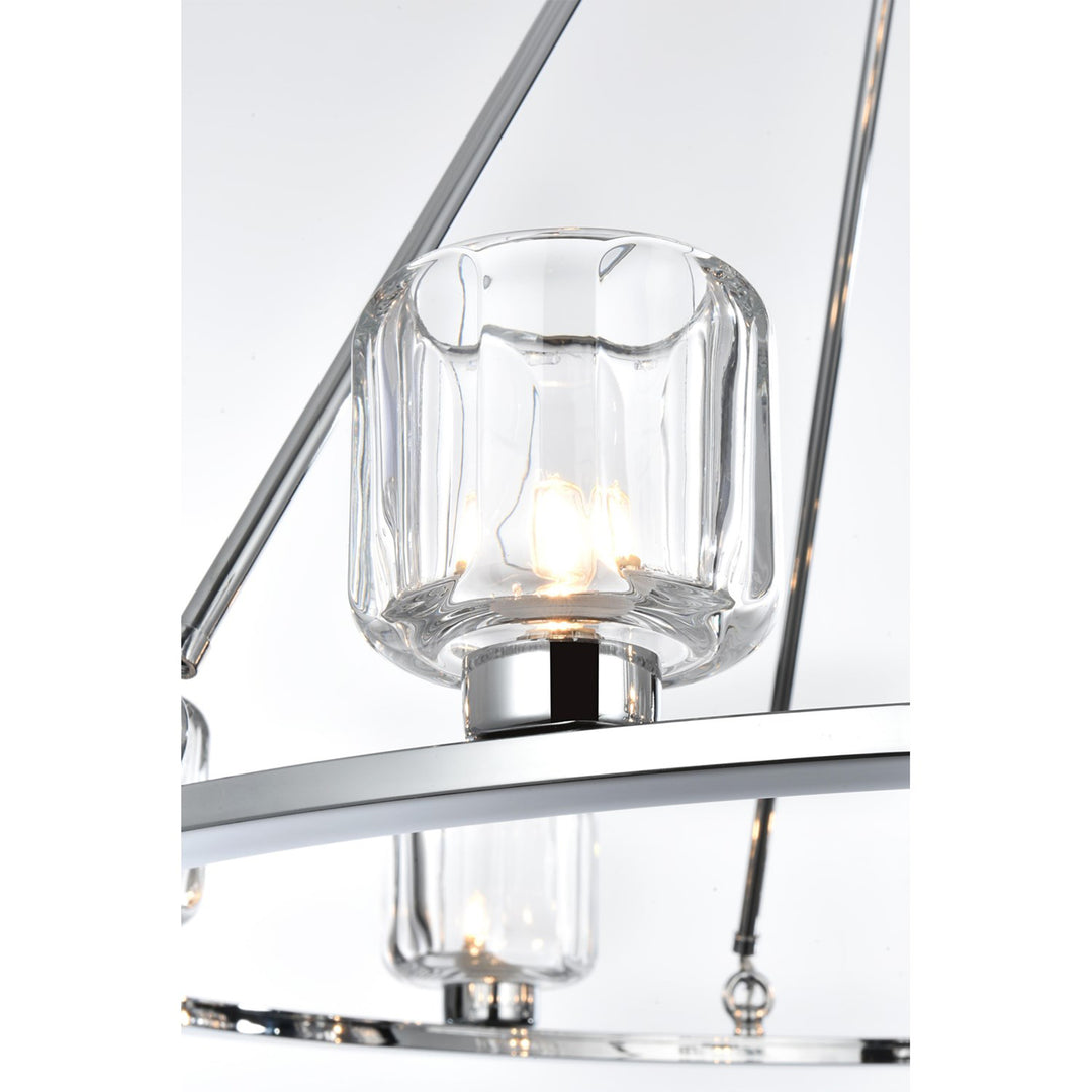 36 Inch Chandelier In Chrome - View 5 - Joshua Marshal