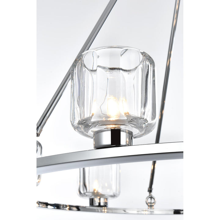 36 Inch Chandelier In Chrome - View 5 - Joshua Marshal