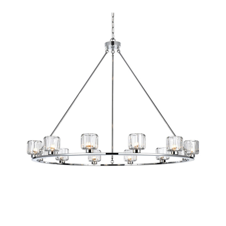 48 Inch Chandelier In Chrome - View 4 - Joshua Marshal