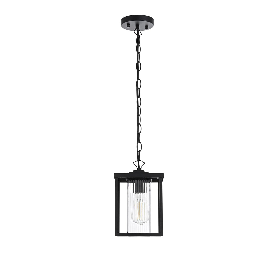 7 Inch Outdoor Pendant In Black 7 Inch Outdoor Pendant In Black - View 2 - Joshua Marshal