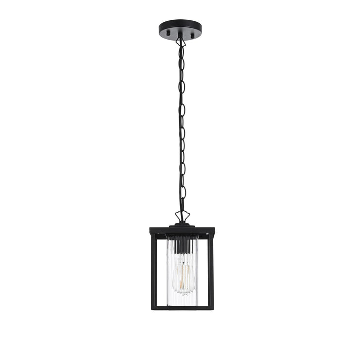 7 Inch Outdoor Pendant In Black 7 Inch Outdoor Pendant In Black - View 2 - Joshua Marshal