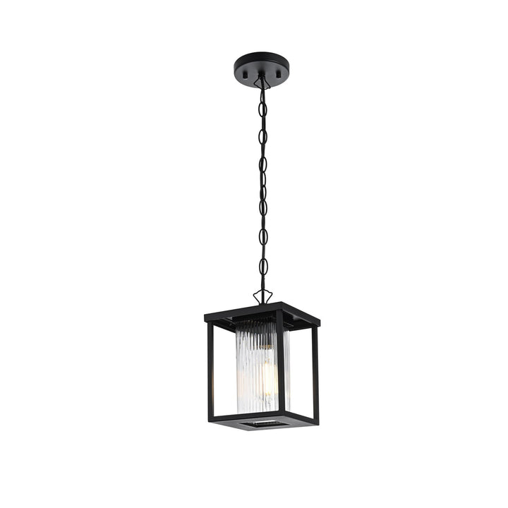 7 Inch Outdoor Pendant In Black 7 Inch Outdoor Pendant In Black - View 3 - Joshua Marshal