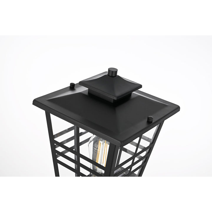 8.5 Inch Outdoor Wall Sconce In Black - View 5 - Joshua Marshal