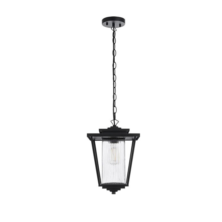 10 Inch Outdoor Pendant In Black - View 3 - Joshua Marshal
