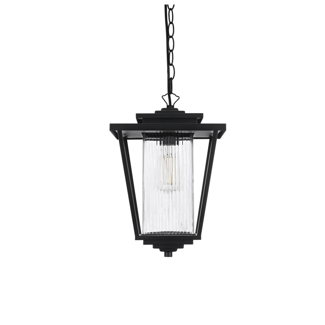 10 Inch Outdoor Pendant In Black - View 5 - Joshua Marshal
