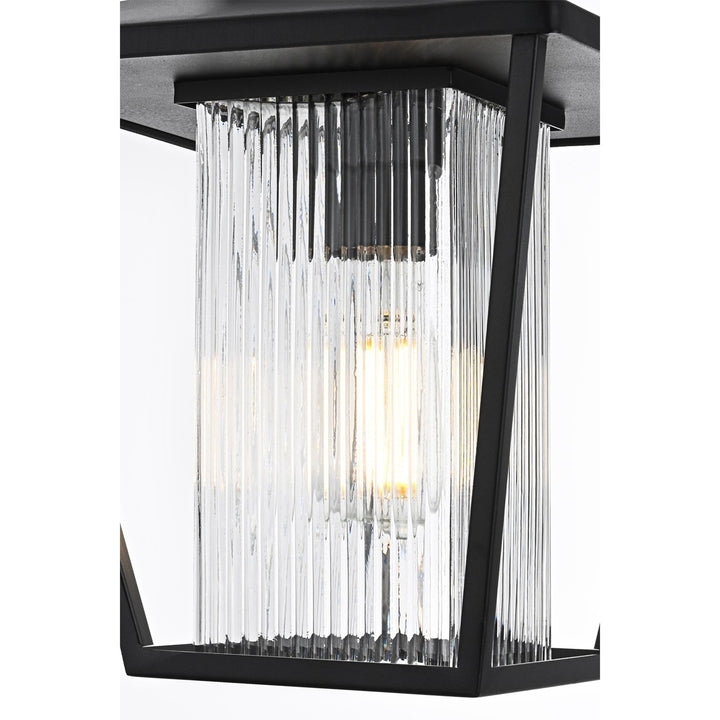 10 Inch Outdoor Pendant In Black - View 4 - Joshua Marshal