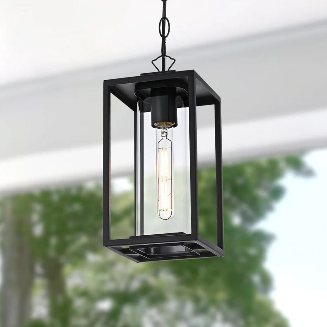 6 Inch Outdoor Pendant In Black Black Finish - LIGHTING by Joshua Marshal