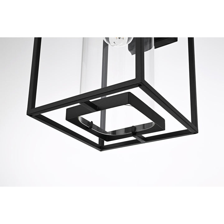 8.5 Inch Outdoor Wall Sconce In Black - View 5 - Joshua Marshal