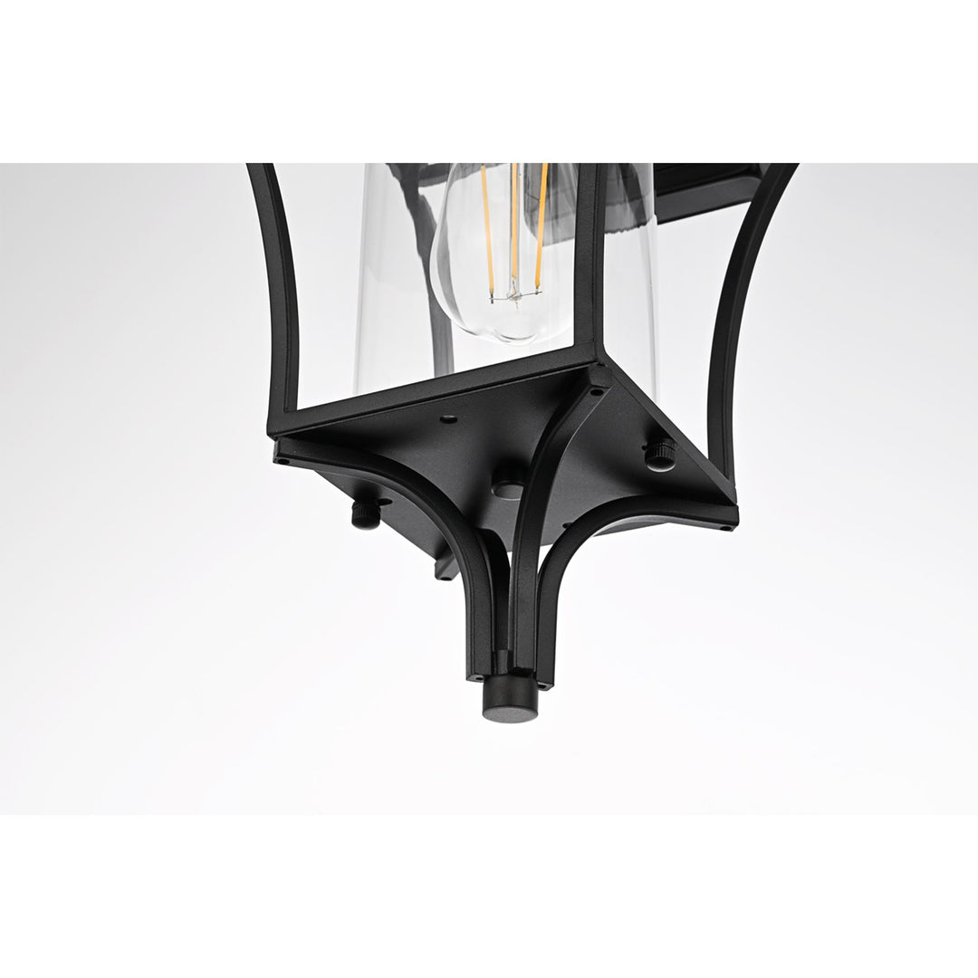 9.5 Inch Outdoor Wall Sconce In Black - View 5 - Joshua Marshal
