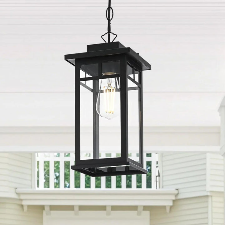 6.5 Inch Outdoor Pendant In Black Black Finish - LIGHTING by Joshua Marshal