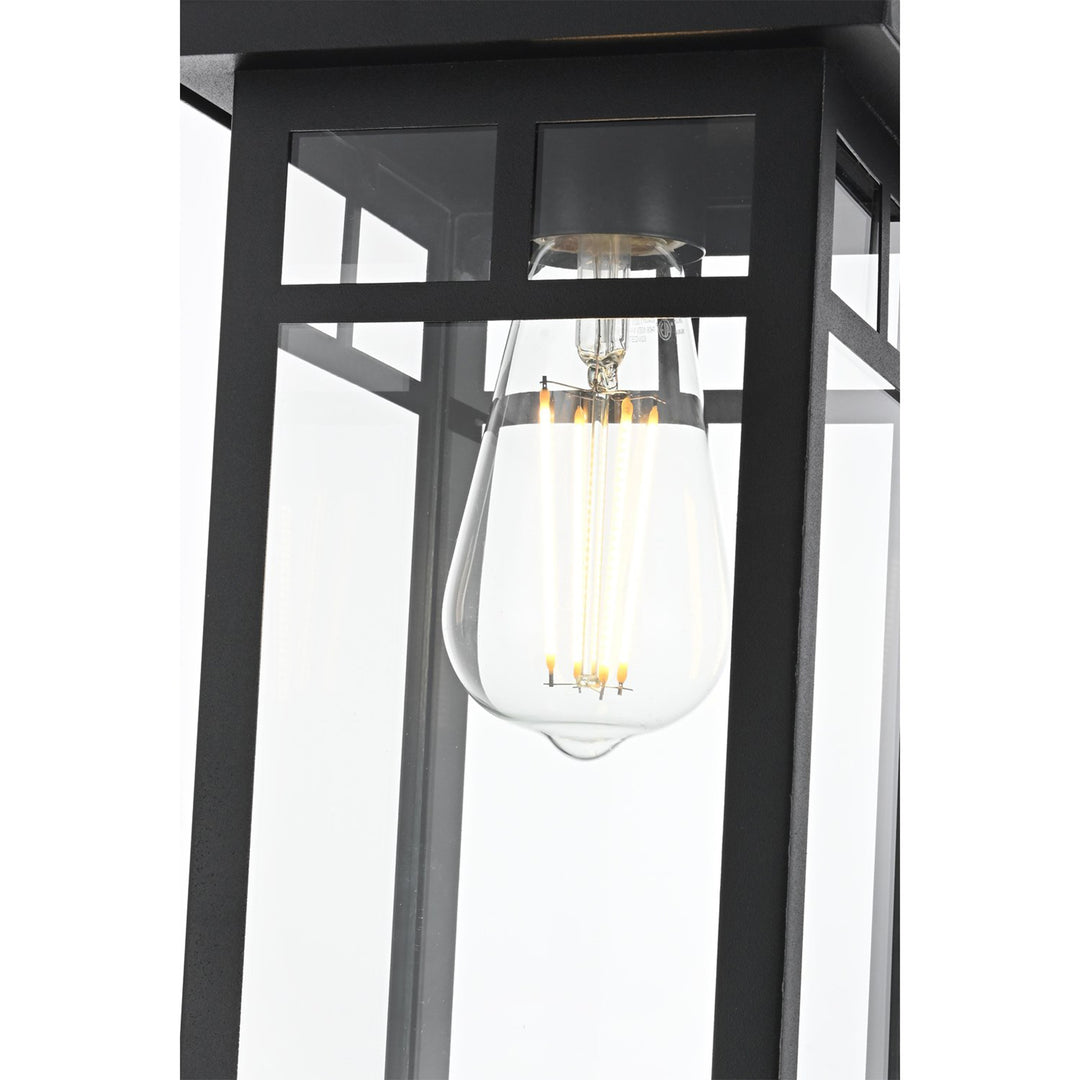 6.5 Inch Outdoor Pendant In Black - View 4 - Joshua Marshal