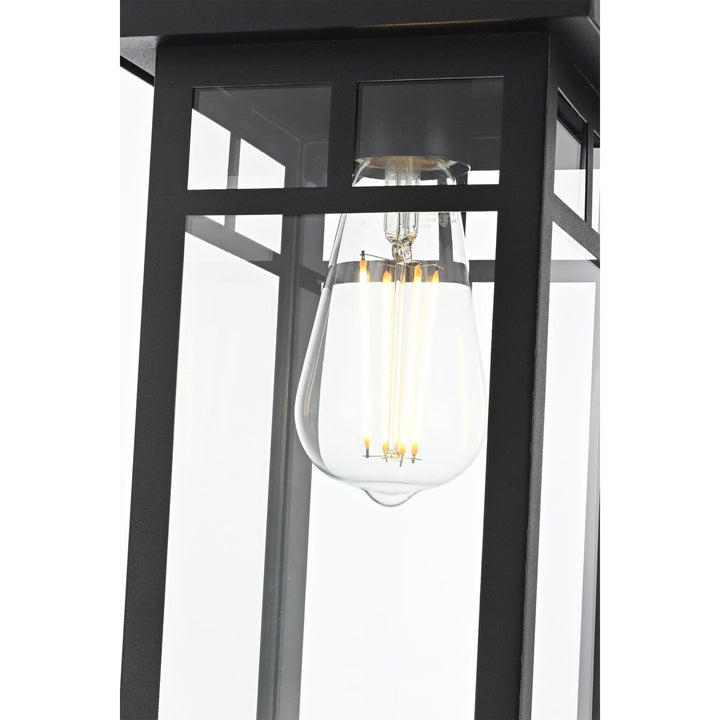 6.5 Inch Outdoor Pendant In Black - View 4 - Joshua Marshal