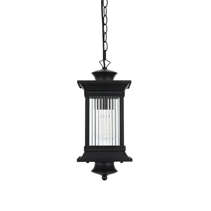 7.5 Inch Outdoor Pendant In Black - View 3 - Joshua Marshal