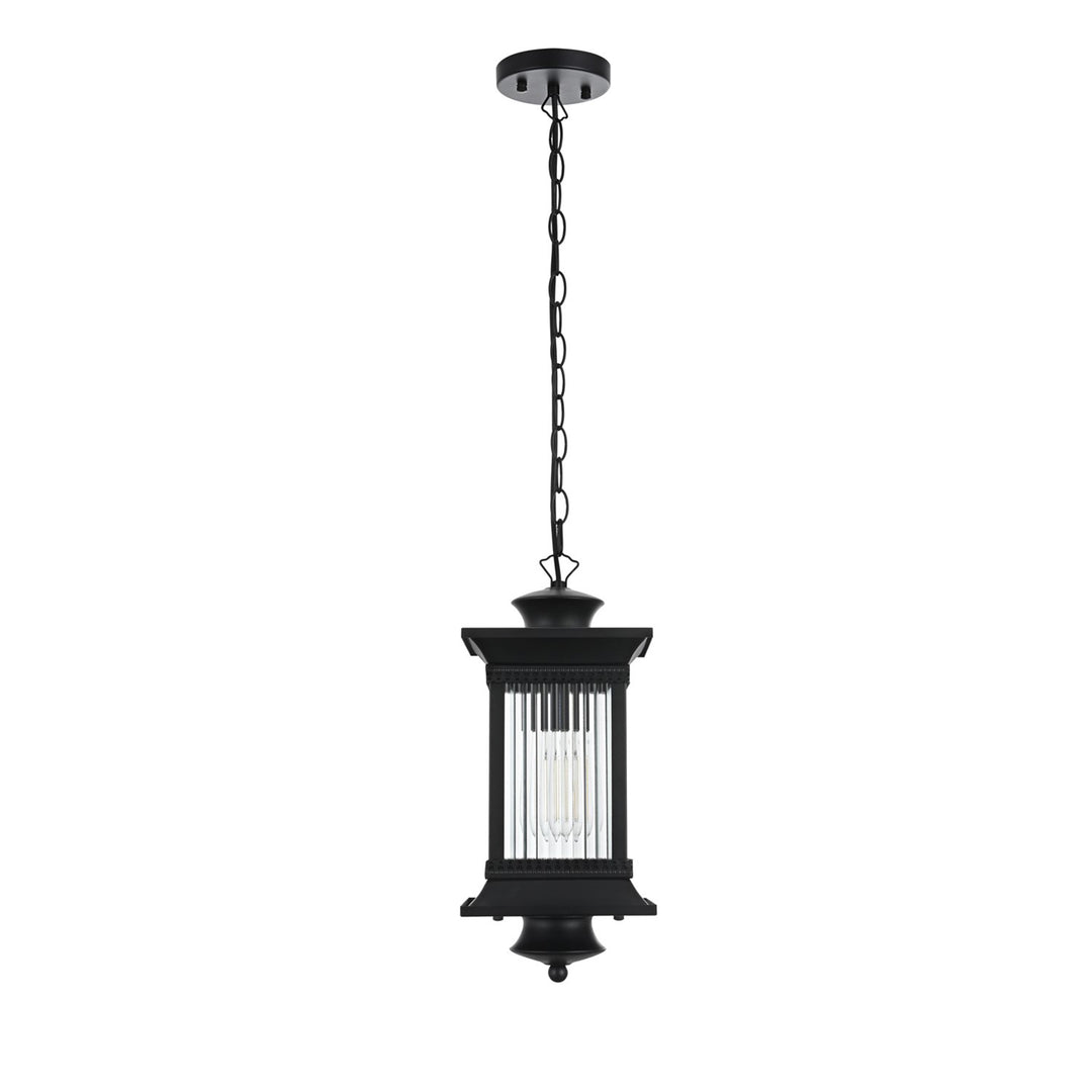 7.5 Inch Outdoor Pendant In Black - View 4 - Joshua Marshal