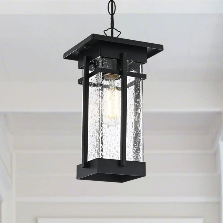 6.5 Inch Outdoor Pendant In Black Black Finish - LIGHTING by Joshua Marshal