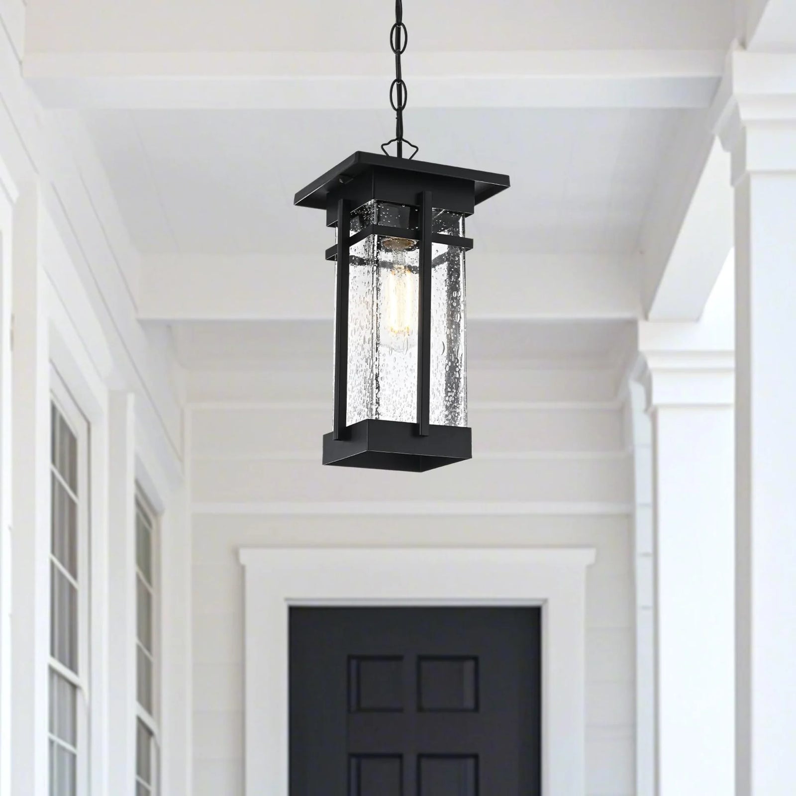 6.5 Inch Outdoor Pendant In Black - View 2 - Joshua Marshal