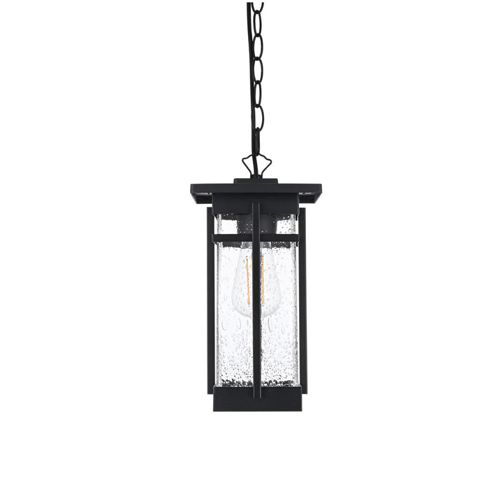 6.5 Inch Outdoor Pendant In Black - View 4 - Joshua Marshal