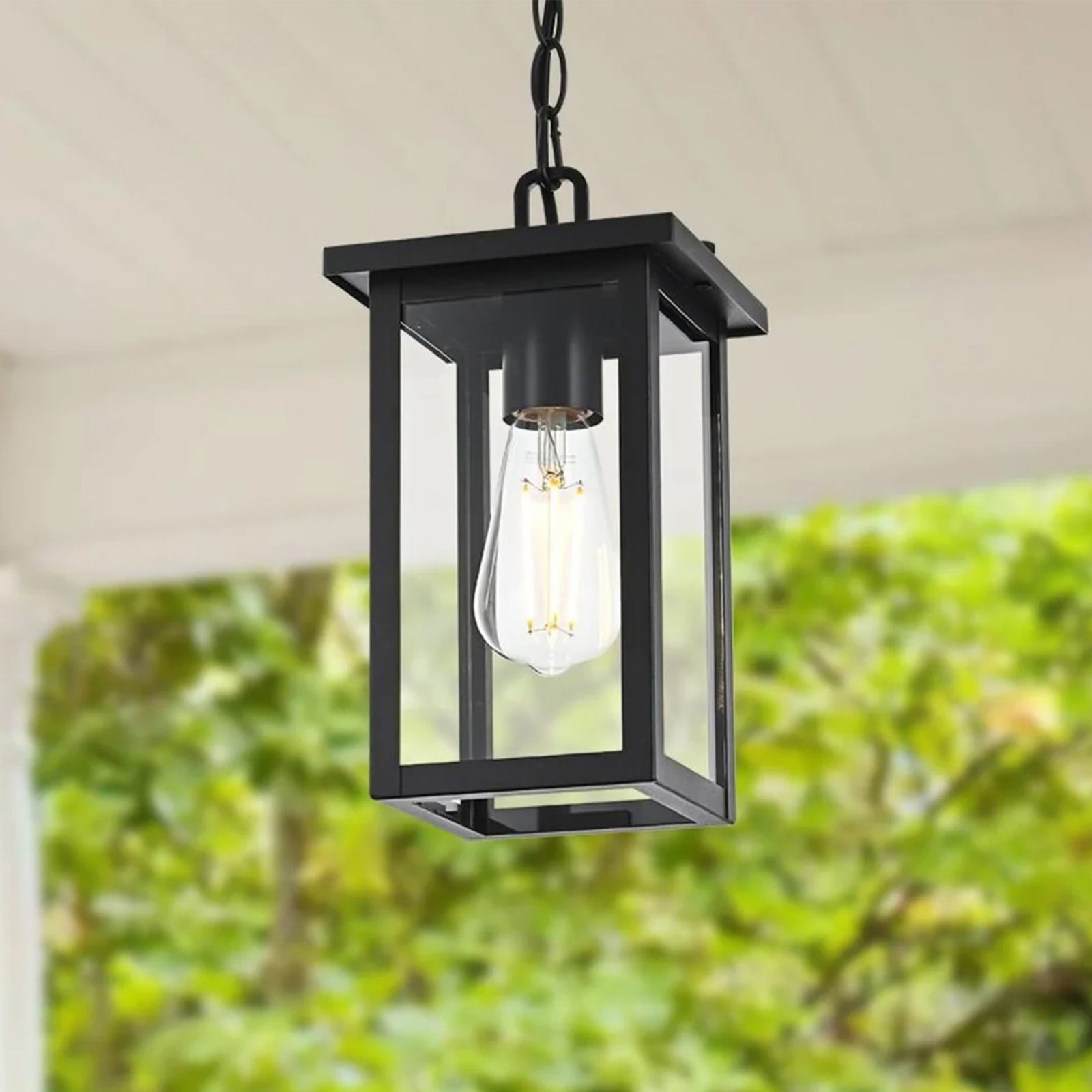 6 Inch Outdoor Pendant In Black Black Finish - LIGHTING by Joshua Marshal