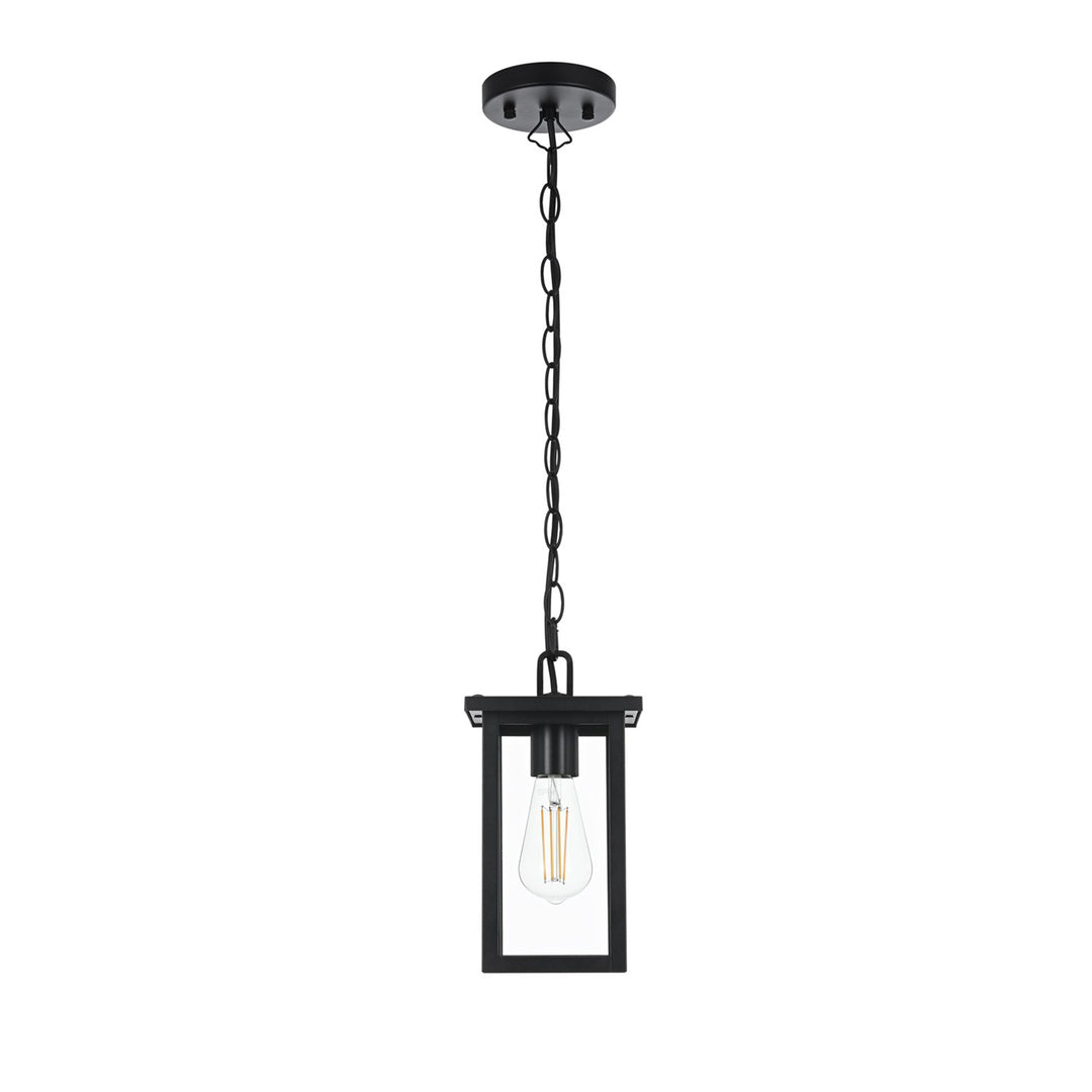 6 Inch Outdoor Pendant In Black - View 3 - Joshua Marshal