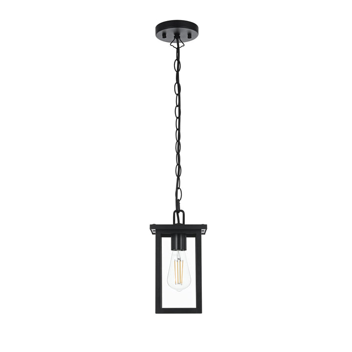 6 Inch Outdoor Pendant In Black - View 3 - Joshua Marshal