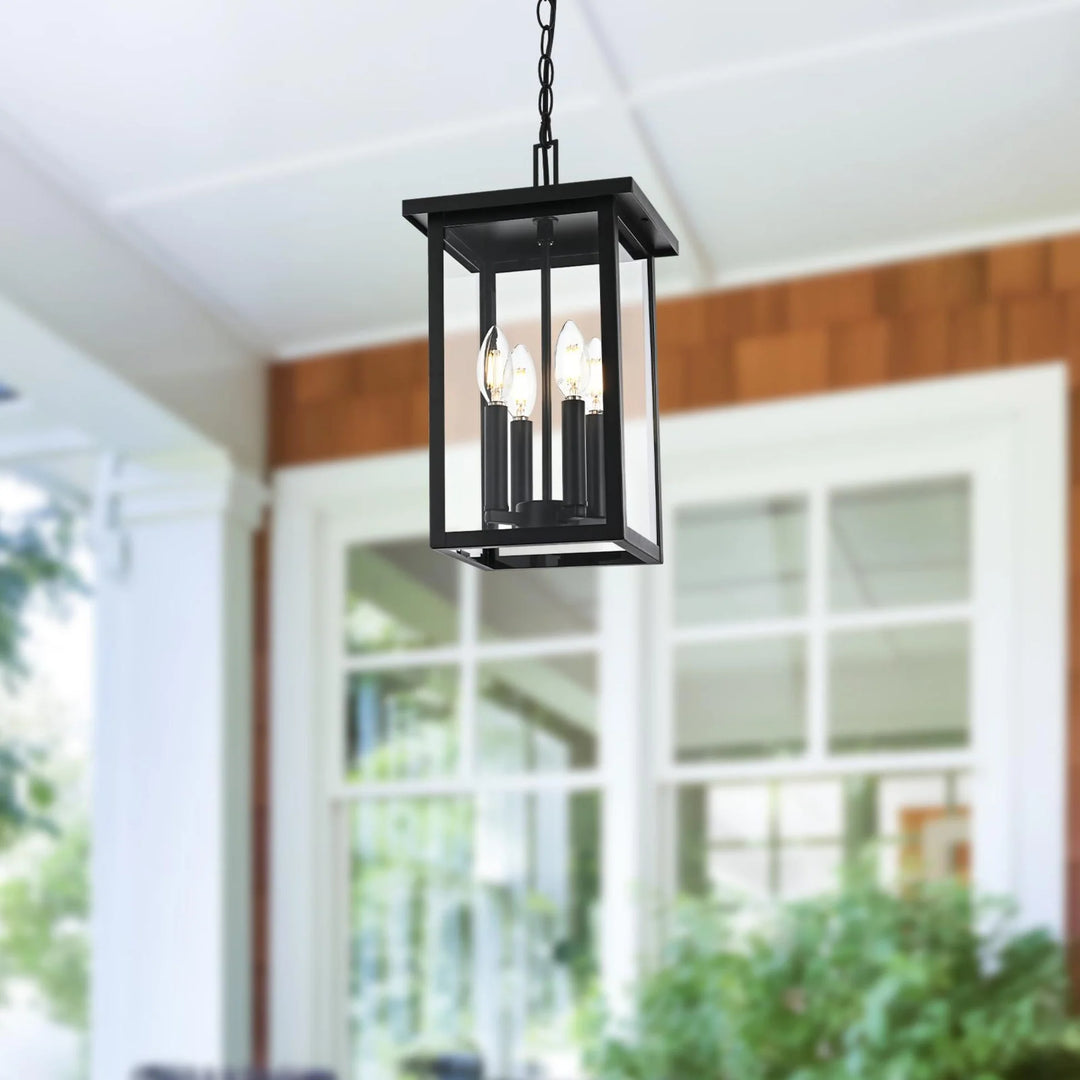 9 Inch Outdoor Pendant In Black - View 2 - Joshua Marshal