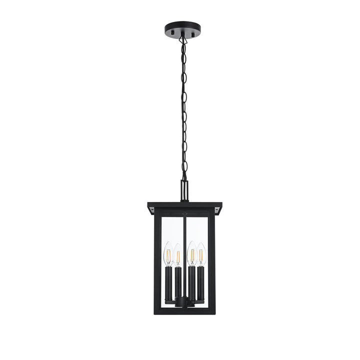 9 Inch Outdoor Pendant In Black - View 3 - Joshua Marshal