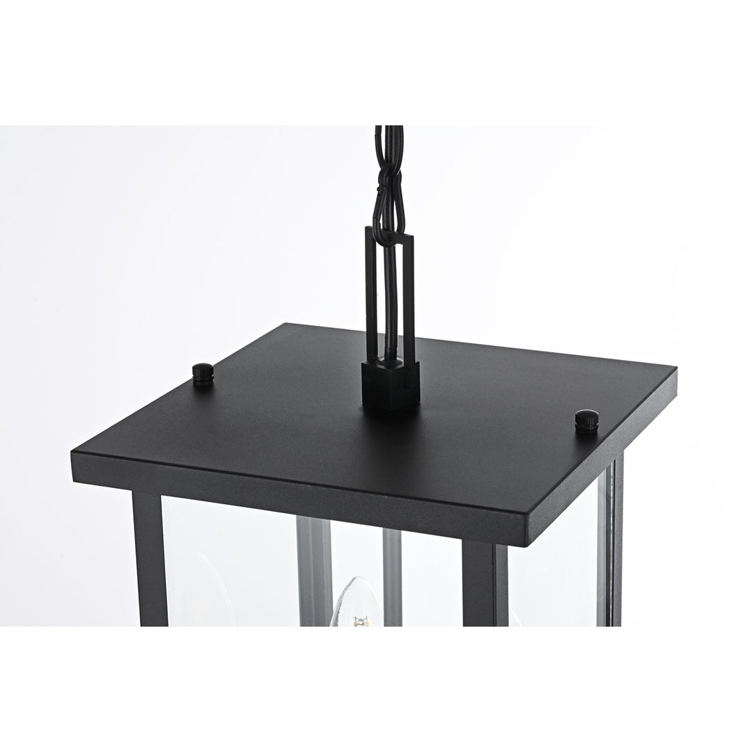 9 Inch Outdoor Pendant In Black - View 4 - Joshua Marshal