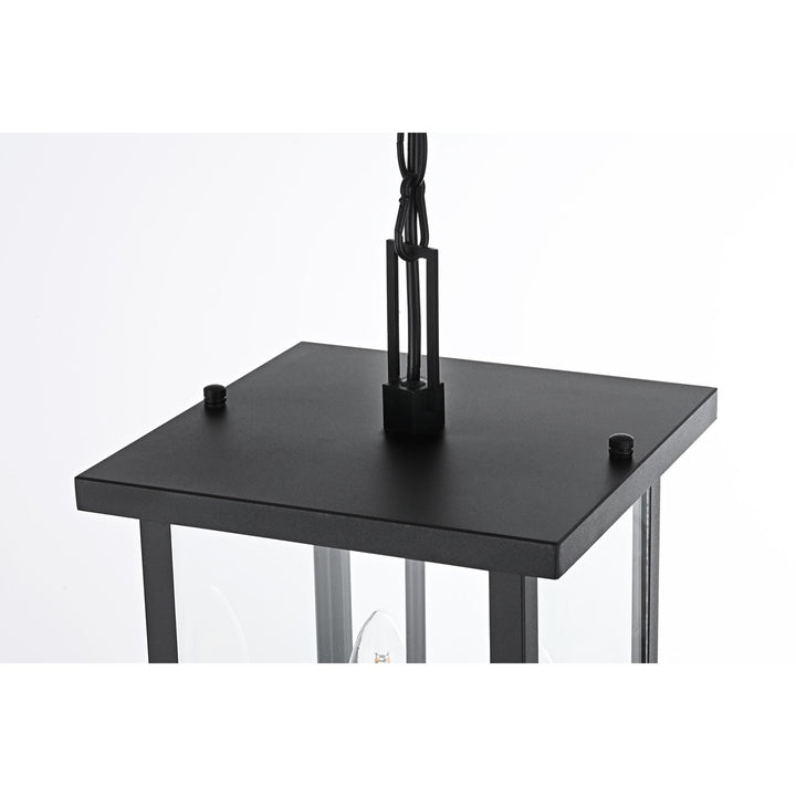 9 Inch Outdoor Pendant In Black - View 4 - Joshua Marshal