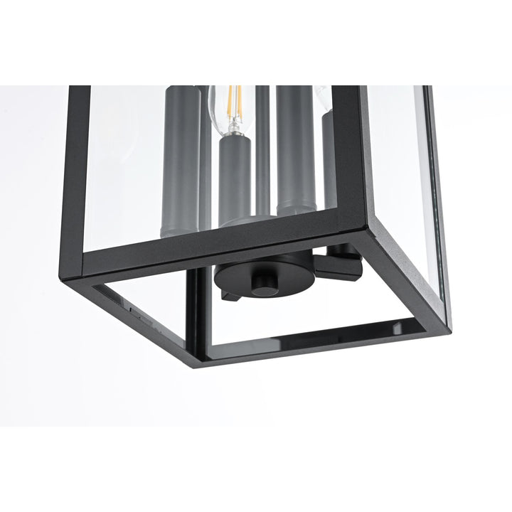 9 Inch Outdoor Pendant In Black - View 5 - Joshua Marshal
