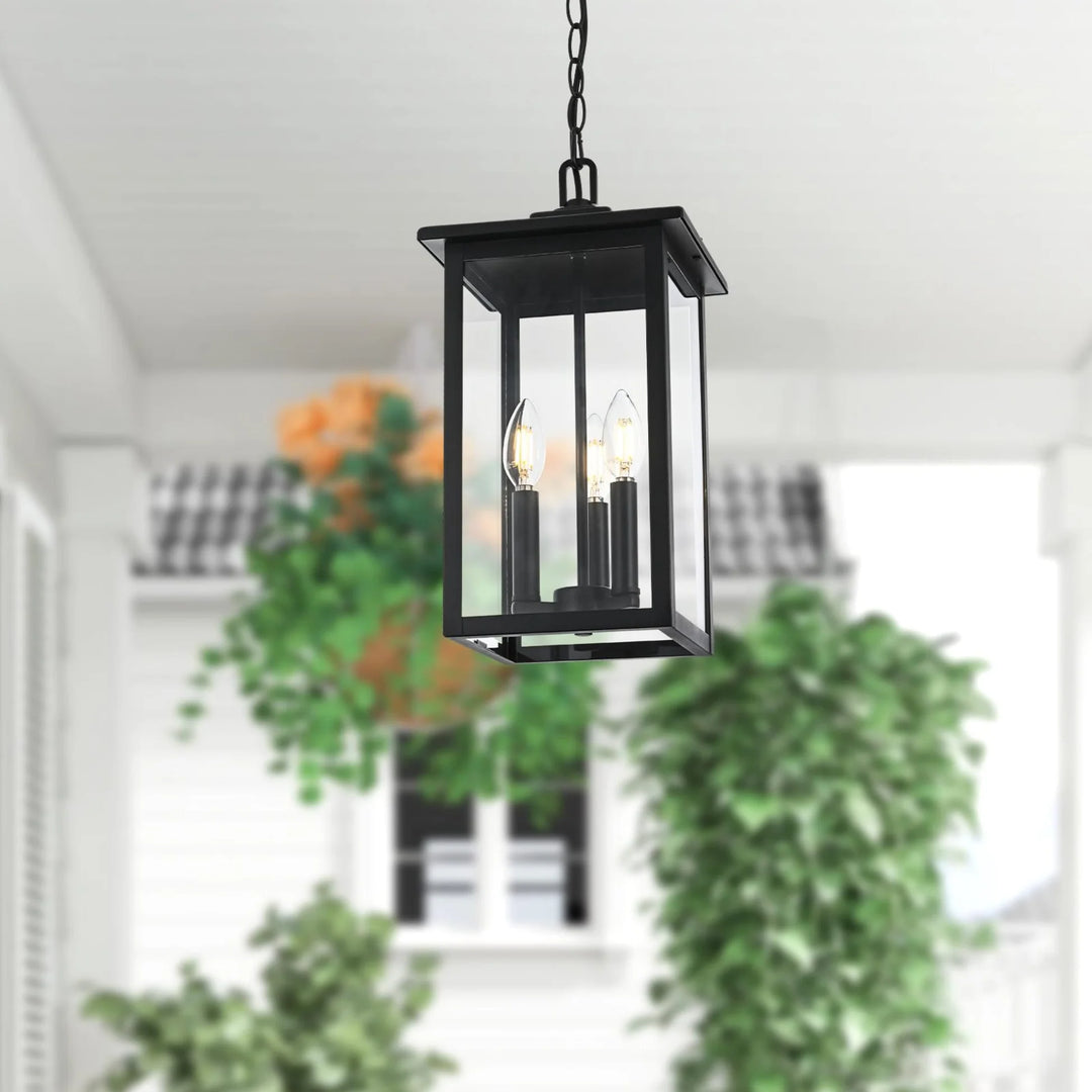 9 Inch Outdoor Pendant In Black - View 2 - Joshua Marshal