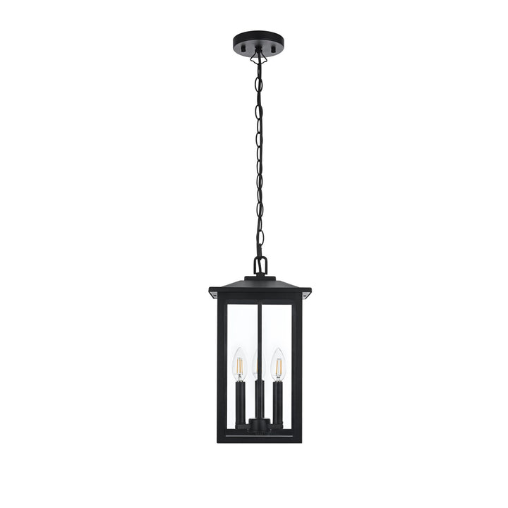 9 Inch Outdoor Pendant In Black - View 3 - Joshua Marshal