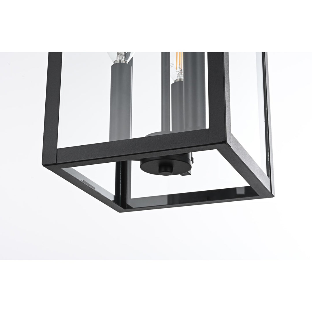 9 Inch Outdoor Pendant In Black - View 5 - Joshua Marshal